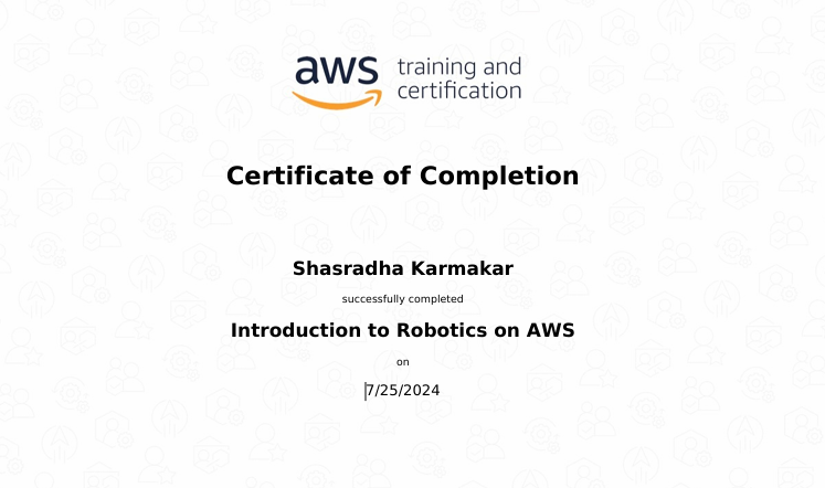 AWS certificate